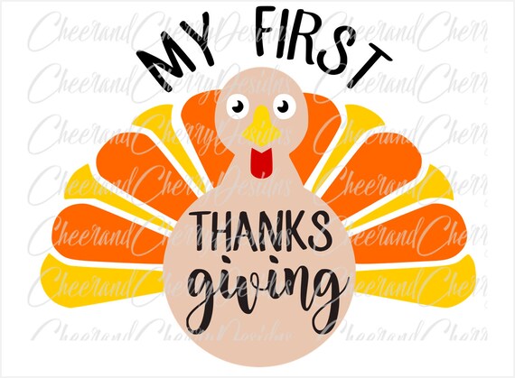 Download My first Thanksgiving SVG baby shirt svg Fall Svg design