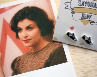 Twin Peaks Earrings, Audrey Horne Earrings, Twin Peaks Jewelry