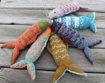 Fair Isle Fish Knitting Pattern