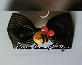 Custom made hair bow clip
