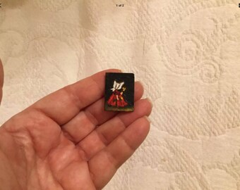 Antique Miniature Micro doll house painting