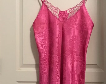 Pink Brocade Vintage Nightgown