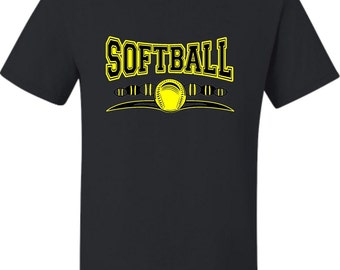 Adult Softball Cool Design Fastpitch T-Shirt