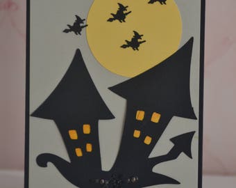 Halloween Haunted House card