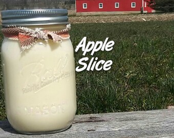 80s Apple Slice Pop Soy Candle in 16 oz Jar