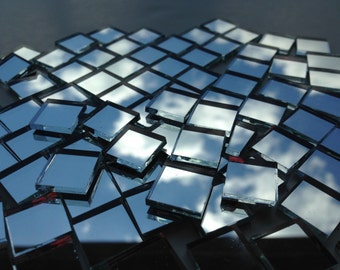 Mosaic Tiles - Mirror - 100 1/2" Squares - Hand-Cut Mirror Glass
