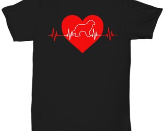 Golden Retriever Heartbeat Tee Shirt - Canine T Shirt