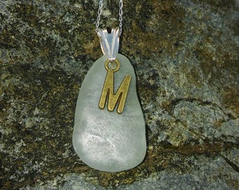 Sea glass necklace, Sea Glass Pendant, Cornish sea glass necklace, Sea glass jewelry, Sea Glass, Mothers day, Birthday or Bridesmaid gift.