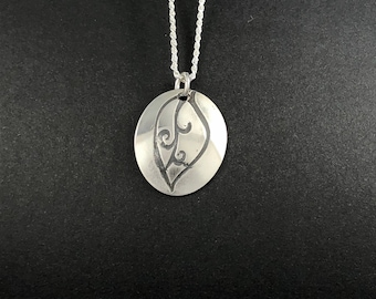 Sterling Silver Pendant with Sterling Silver Chain