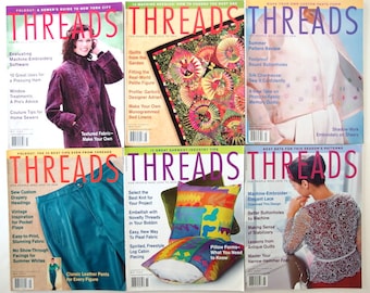2001 Threads Magazines, No 93 to 98 with Index
