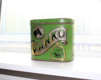 Antique Vanko Tobacco Tin 1910s