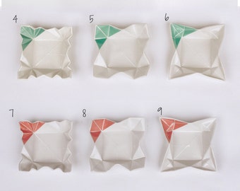 Origami dip bowl