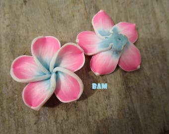Original 30 mm drilled plumeria flower