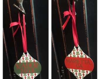Custom Christmas Ornaments