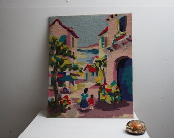 Vintage Tapestry Screen