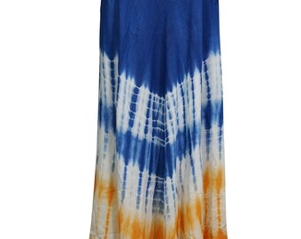 Tie Dye Loose Flared Tank Dress Beach Bikini Cover Up Resort WEAR Summer STYLE Hippie Chic Sundress