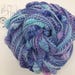 Glacier Shadows - hand spun Beehives, coils on fractal spun Merino art yarn