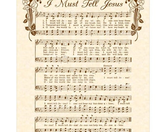 Count Your Blessings Hymn Art Custom Christian Home Decor