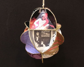 Diana Ross Album Cover Ornament Made Of Record Jackets