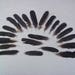 21 Black Chicken Feathers, Game Chickens, Chicken Feathers, Supplies, All natural, No dyes, Free roam, Art & Craft projects, Floral accents