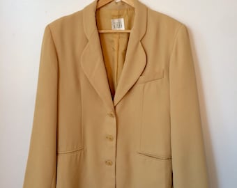 Mustard yellow blazer M/L Size 8