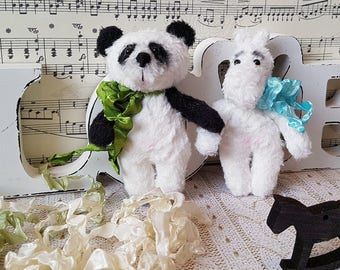 Stuffed animal , softie toy, plushie, blythe bjd doll pet. Miniature toy.