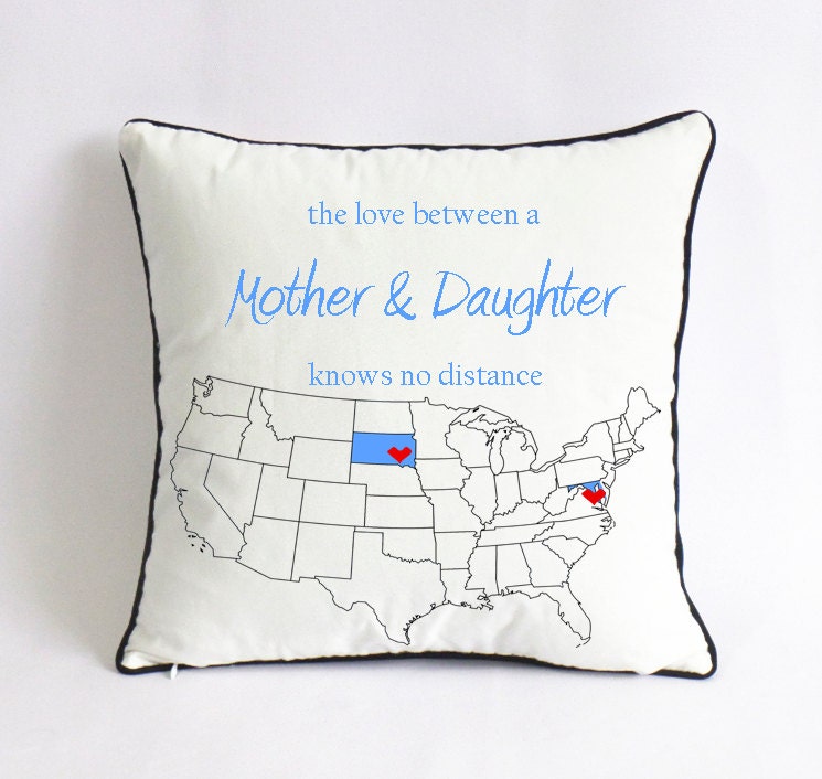 Download long distance mom daughter cushion cover-mom birthday