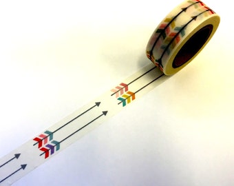 Arrow Rainbow Paper Washi Tape Scrapbooking Decorate Sticker