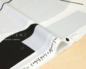Japanese Fabric Kokka Mobile - black, grey - 50cm