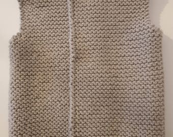 Light gray Vest Unisex baby
