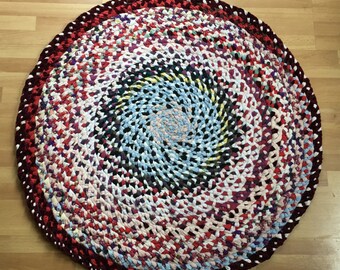 Handmade Braided Rag Rug
