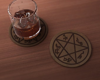 Devil's Trap (Supernatural) Geek Drink Coaster