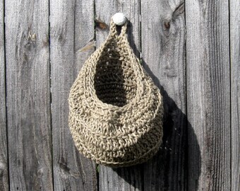 Crochet Hanging Nest Basket