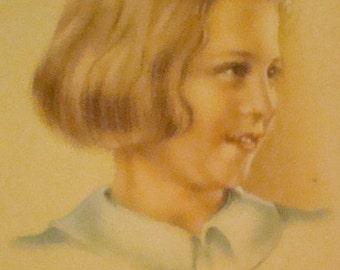 SALE Vintage Child Postcard # 4