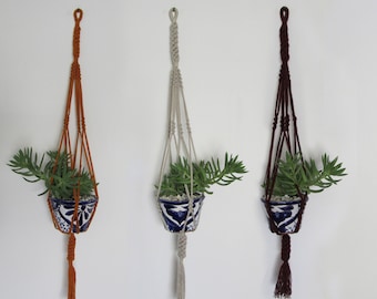Frida macrame plant hanger, wall hanger, wall decor