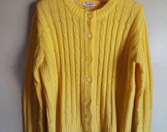 Sunshine Yellow Cardigan