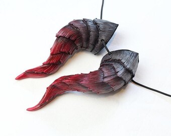 Custom color-Demon Horns - Handmade