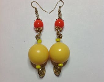 EARRING YELLOW