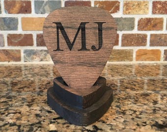 Guitar Pick Case Wood Box Pick Holder Made in the USA! for Christmas delivery order by 12/15/17 Free Shipping!