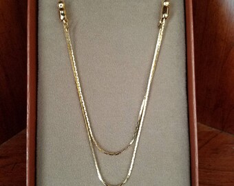 1980's 22 KT. Gold Electroplate Adjusto Chain
