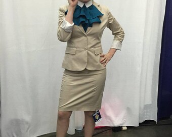 Custom dupioni Silk Ascot, Jabot, or Cravat, over 50 colors to choose from!