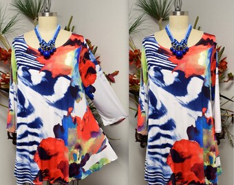 Dare2bstylish Slederizing Tunic, Swing Tunic, Babydoll Tunic, Plus size tunic for Travel and Much More. Medium to 3XL