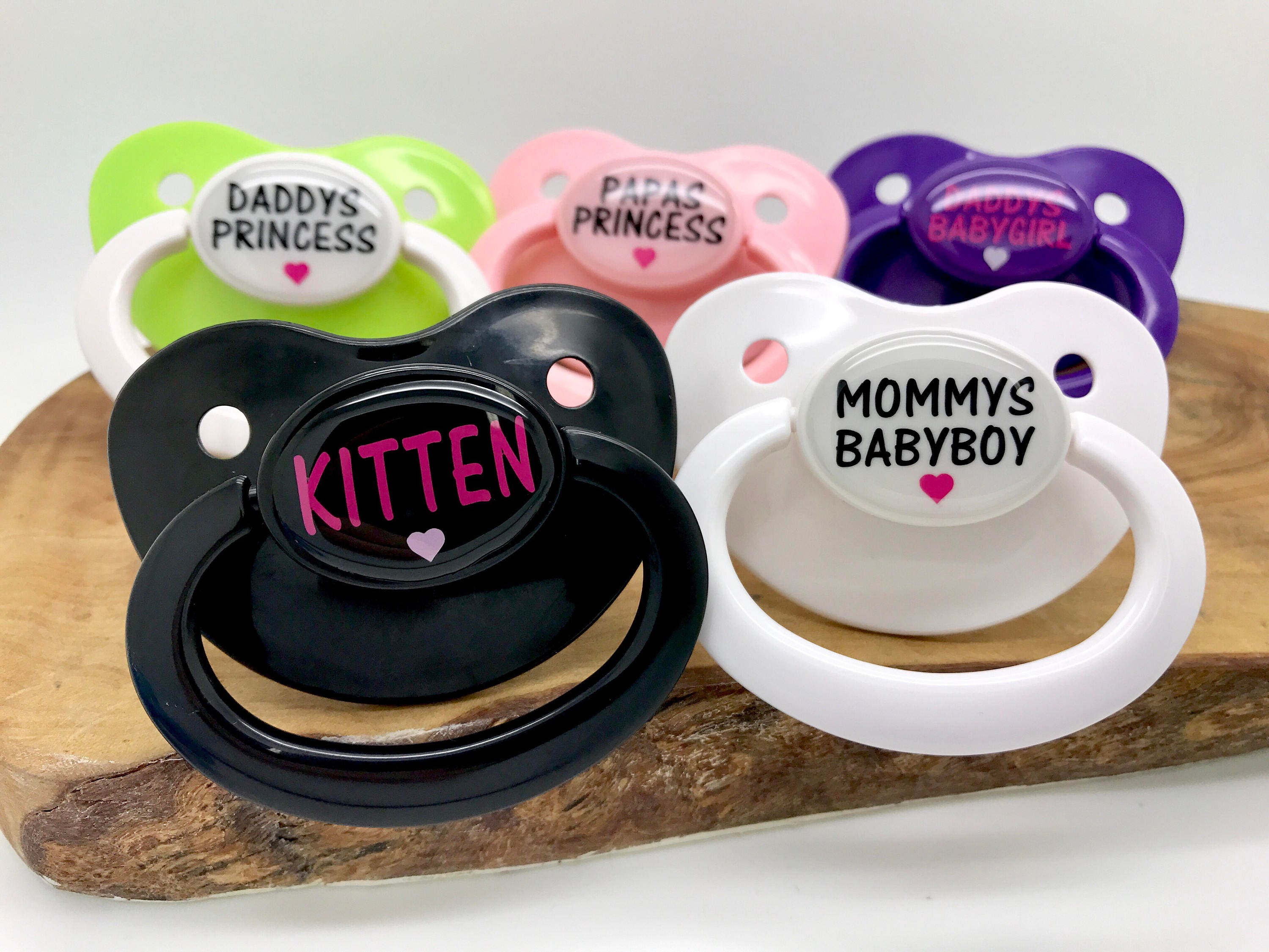 Abdl Custom Adult Pacifier Dummy Nuk Size 6 Personalized