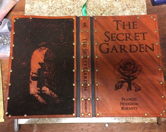 Leather covered copy of The Secret Garden by Frances Hodgson Burnett