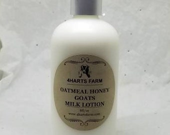Oatmeal, Milk and Honey scented Goats Milk Lotion