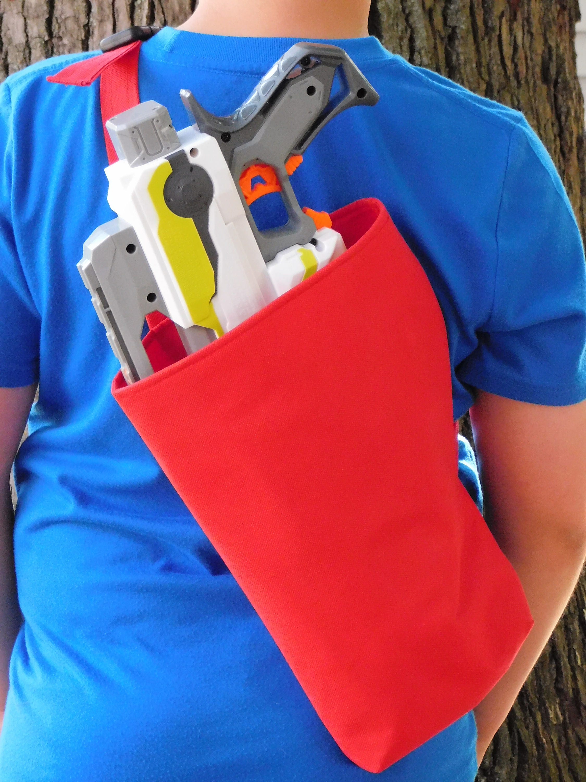 Toy Gun Holster Sleeve Shoulder Sling Cross Body Boy Birthday