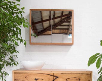 Roseneath Recycled Timber Bathroom Shaving Cabinet
