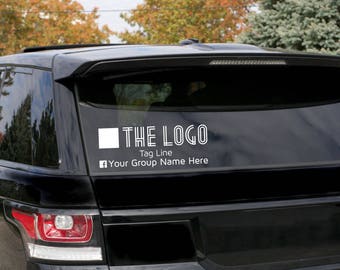 Fashion Consultant Vinyl Car Decal-HO approved font--Permanent and weatherproof- 7"x 3" through 22" x 10", you choose FULL customization