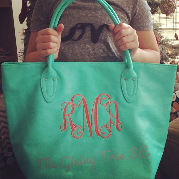 cute monogrammed bags