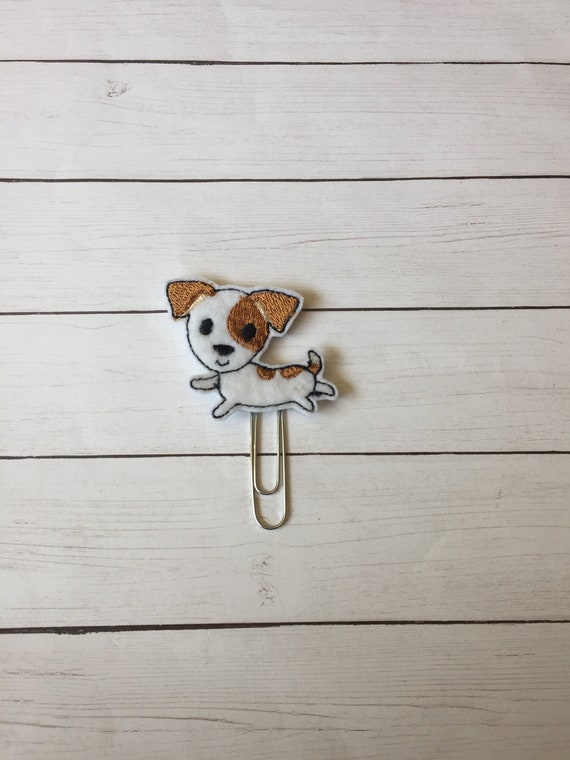 Jack Russell planner Clip/Planner Clip/Bookmark. Terrier Planner Clip. Dog Planner Clip. Animal Planner Clip. Pet Planner Clip